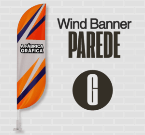 Wind Banner de Parede (A FÁBRICA GRÁFICA)