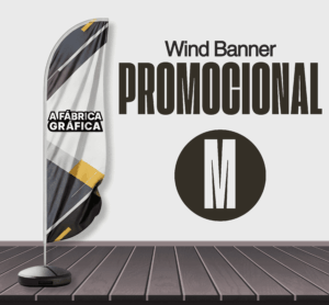 Wind Banner Promocional A Fábrica Gráfica
