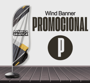 Wind Banner Promocional A Fábrica Gráfica